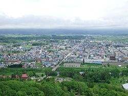 Kutchan town from Asahigaoka